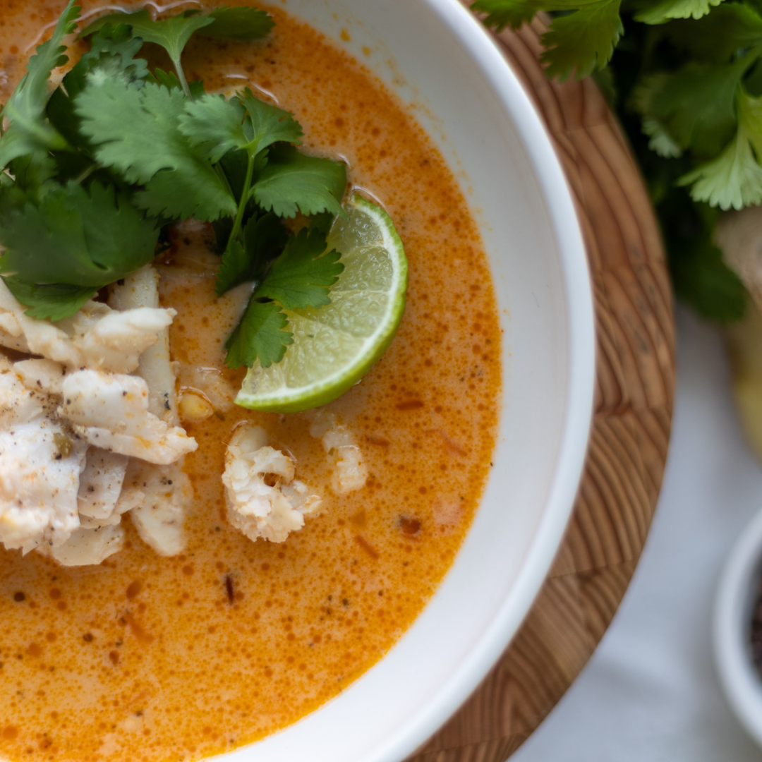Fish Soup with Coconut and Lime